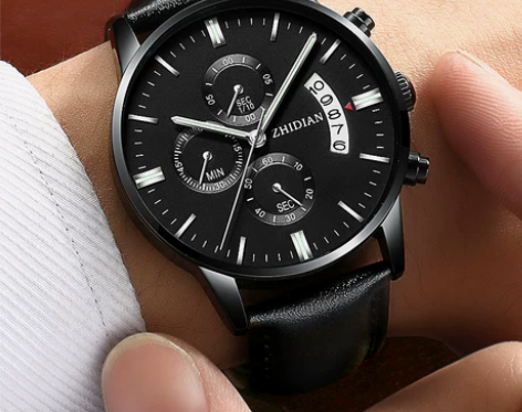 名牌正品手表男士皮带防水十大休闲简约时尚潮...