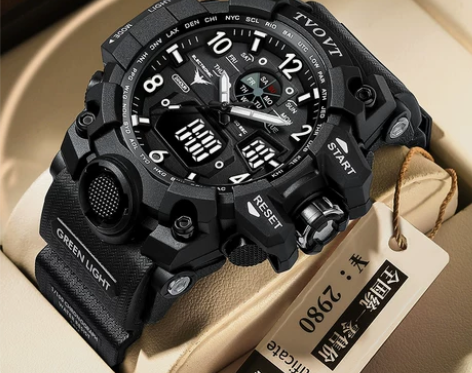 青少年电子手表男学生初高中潮流多功能户外运...