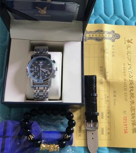 正品  《花花公子》男士手表 花花公子联名...