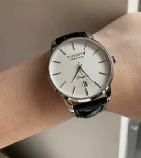 花花公子正品名牌男士手表男机械表全自动真皮...