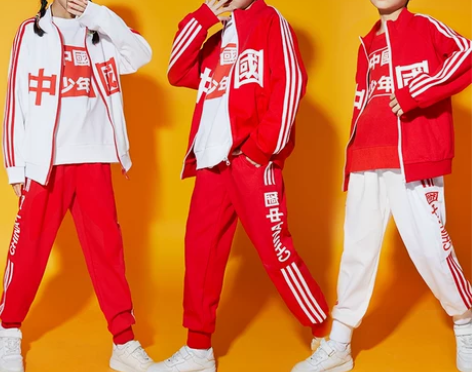 秋儿童中国班服校服啦啦队演出校园运动会演出...