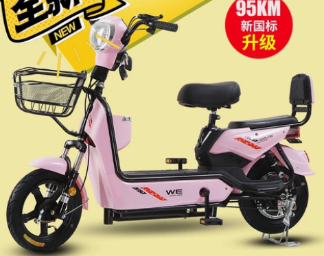 中富新国标电动车成人电动自行车48V小型电...