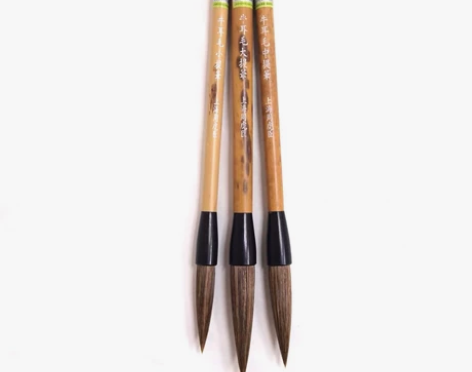 专柜正品上海周虎臣毛笔牛耳毛兼毫提笔斗笔提...