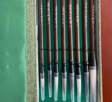 收藏佳品 80年代荃仁湖笔厂出品 展馆套 ...