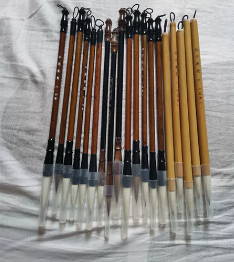 毛笔！买来太多要不完，都属于练习毛笔，有1...