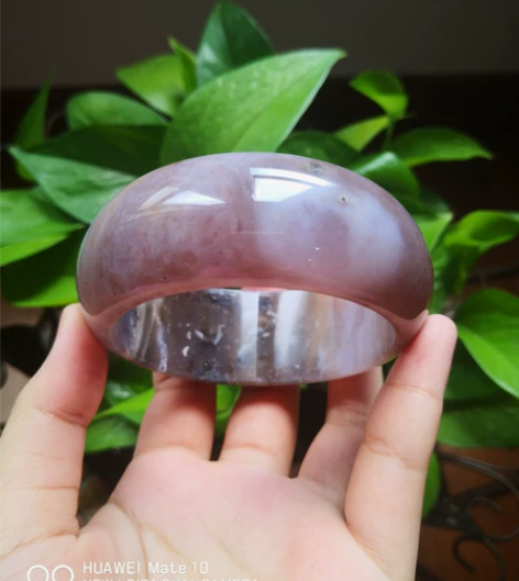 60+天然星空玛瑙套镯 圈口60.6，宽2...