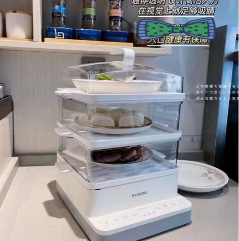 清仓大品牌多功能电蒸锅家用三层大容量蒸汽锅...