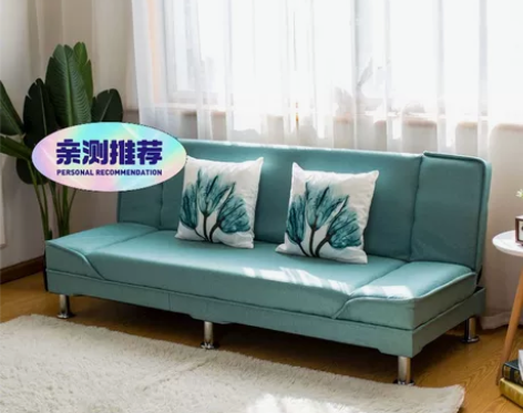 小户型布艺沙发客厅可折叠沙发单人双人三人沙...