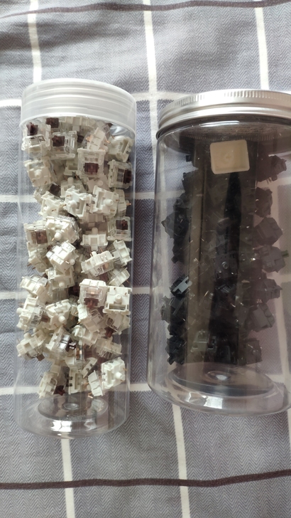 轴体打包出 g茶 静音白 江小红白