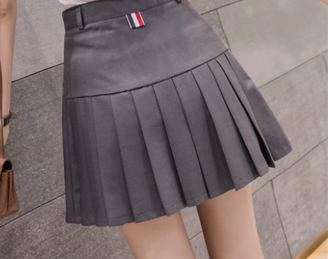 2021春夏新款ins高腰学院风TB西装百...