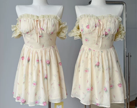 辣辣halo lala月季之夏/夏装新款女...