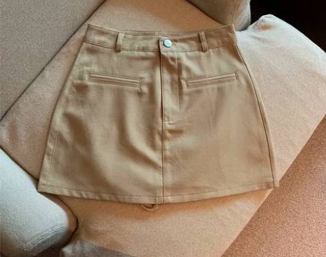 辣妹工装半身裙女夏季高腰显瘦a字包臀短裙小...