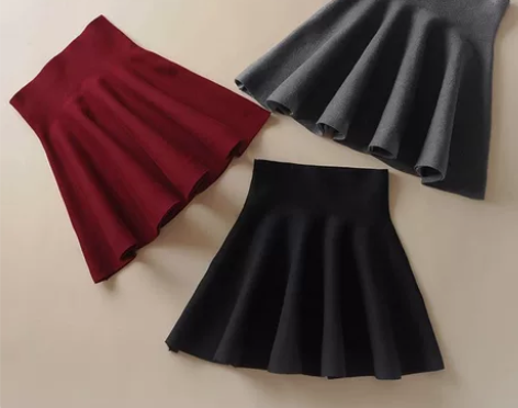 百褶裙 百褶裙短裙加大码胖MM秋冬新款韩版...