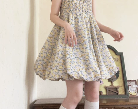 没烦恼很幸福 花苞裙 全新 断舍离 肌理感...