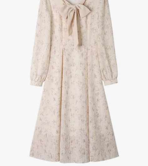 木易易 法式气质中长裙子 2022新款早秋...