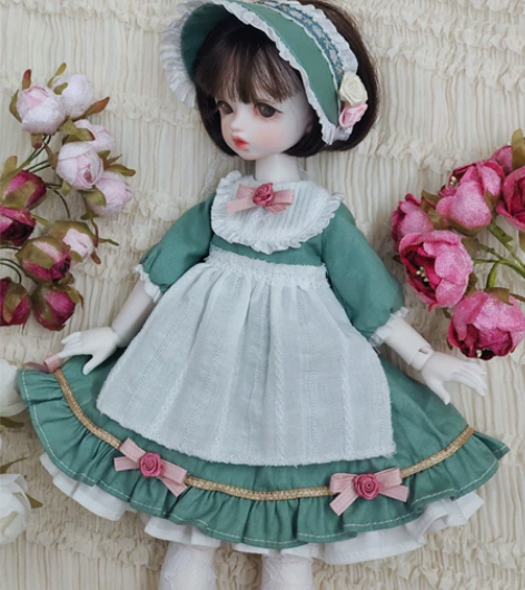 [香草玫瑰]bjd6分娃衣日常休闲洛丽塔波...