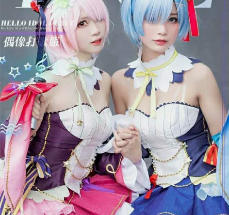 标价左右xd收初兽猫蕾姆打歌服,s或m码,...