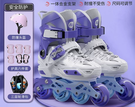 威斯轮滑鞋，买来只试了一次，几乎全新。36...