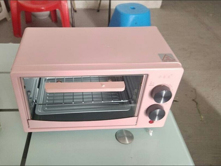 迷你电烤箱12升烤箱自动烘焙披萨蛋糕家用小...
