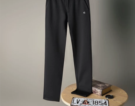 海澜之家加绒加厚一条过冬保暖休闲裤男士冬季...