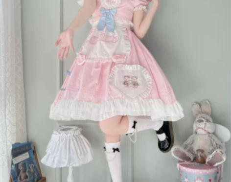 出琉璃气泡原创设计  波波奶熊op 仅试穿...