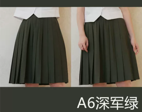 中牌制服馆新款纯色裙JK制服百褶裙短裙中裙...
