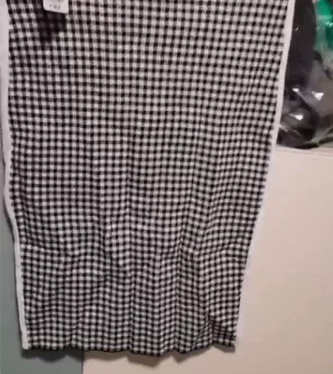 rococo专柜正品,千鸟格格子中裙半身裙...