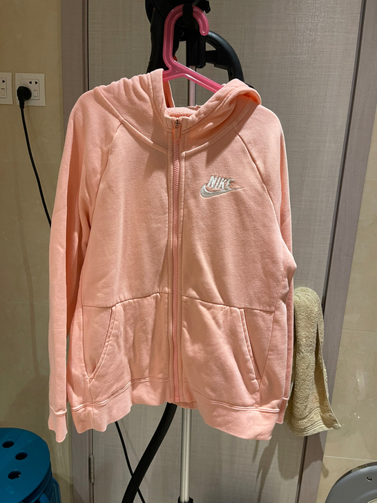 个人闲置正品nike耐克大童女孩拉链开襟连...