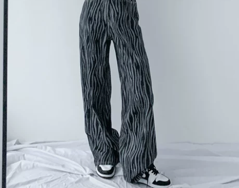 秋冬季高腰显瘦直筒牛仔裤女士2021年新款...