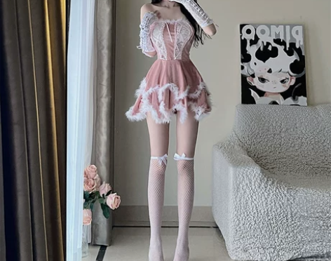 cosplay万圣节兔女郎制服性感夜店派对...
