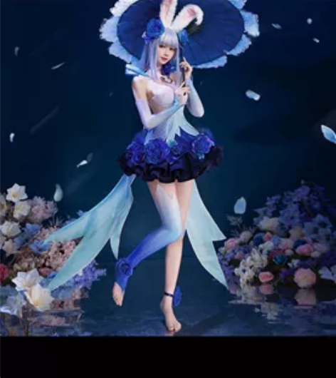 喵屋小铺王者荣耀最新版cos服公孙离原皮花...