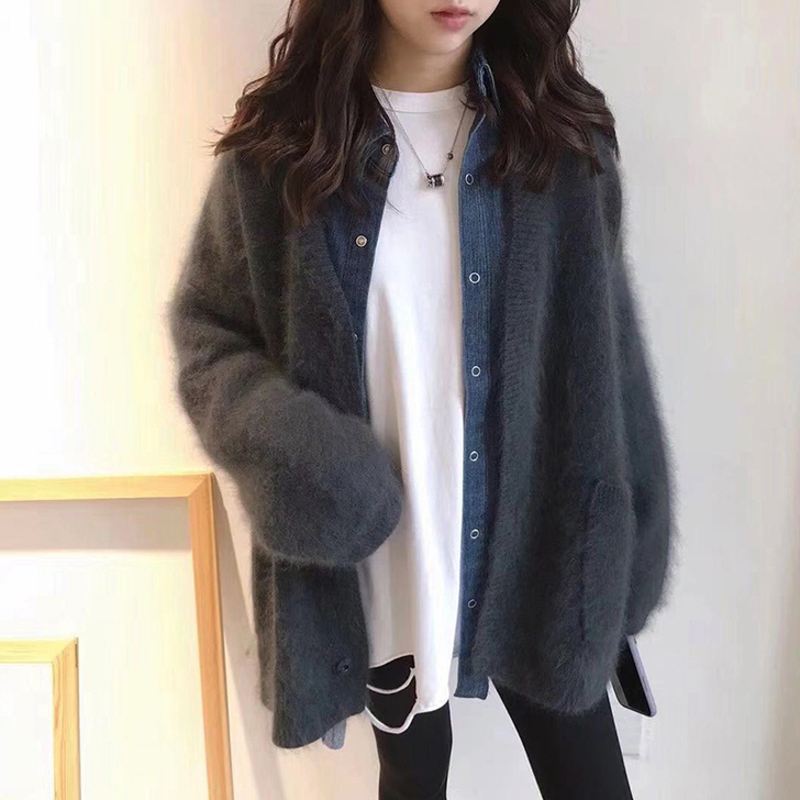 婉扮 毛针织衫