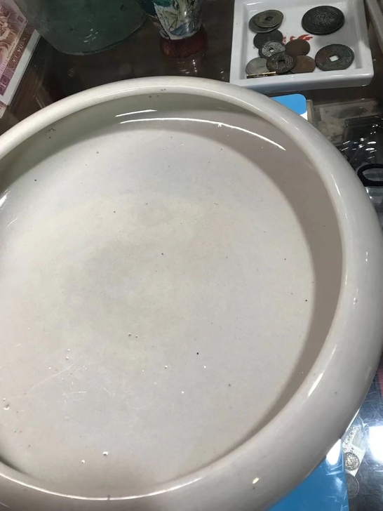 五六七时期瓷质文房四宝之笔洗，素釉 单色釉...