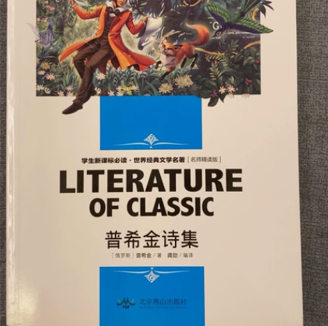 100%新 中学必备读物 《普希金诗集》 ...