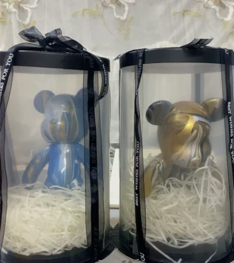 【配套赠送】暴力熊摆件，自染色，一套出，其...