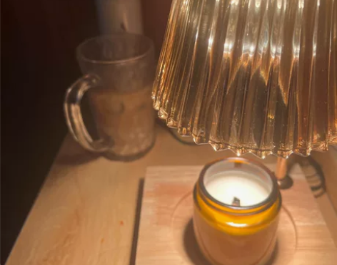 香薰灯融蜡灯蜡烛精油融烛灯台灯卧室简约香薰...