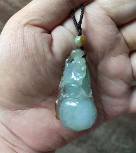 玉佩玉雕玉石翡翠挂件 小时候别人送的，票据...