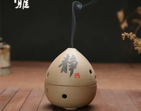 禅雅香居创意香炉陶瓷岩泥香薰炉香插沉香线香...
