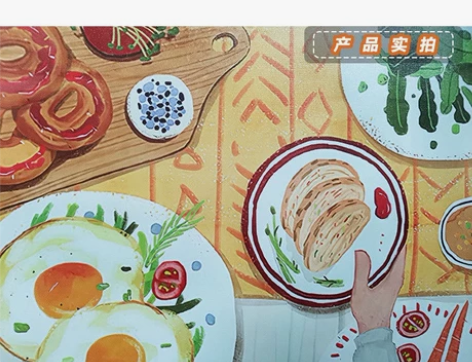 梵高向日葵丰收麦田装饰画客厅沙发挂画餐厅油...