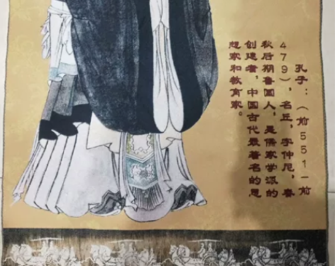 赔钱急出，高价买的唐卡（孔子）刺绣织锦画店...