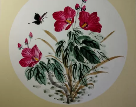 捡漏国画 手绘国画适合装饰居家办公室茶艺馆...