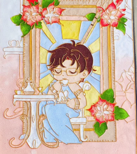 掐丝珐琅彩砂画 可定制，动漫人物，风景，动...