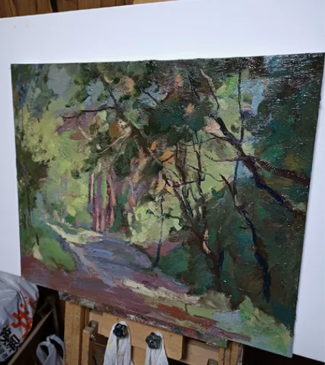 油画写生风景 感兴趣的话点“我想要”和我私...