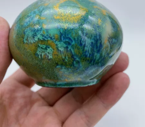 日本七宝烧花器 茶宠 茶台小花器 置物摆件...