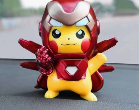 神奇宝贝宠物小精灵皮卡丘cos复仇者钢铁侠...