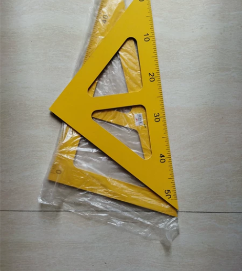木三角板教学用木质三角板量角器圆规50cm...