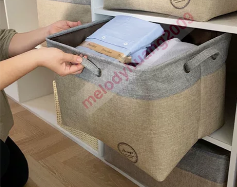 束口衣服收纳箱布艺大容量收纳袋 【数量有限...