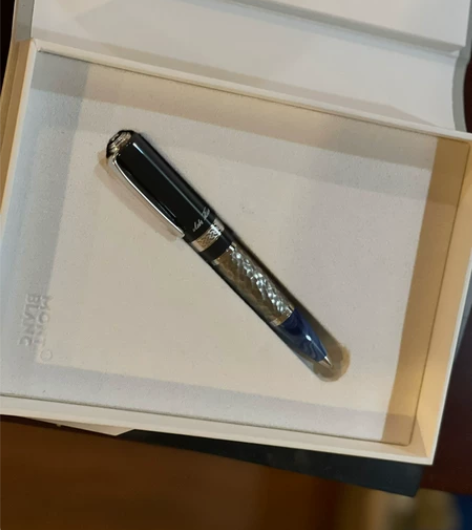 万宝龙 大文豪系列 托尔斯泰 圆珠笔 高端...
