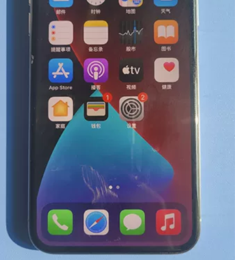 国行iphonex白色256g，屏幕外壳均...