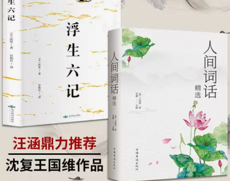 浮生六记+人间词话全2册人间词话王国维全解...